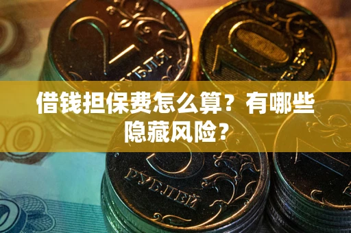 武汉借钱担保费怎么算？有哪些隐藏风险？
