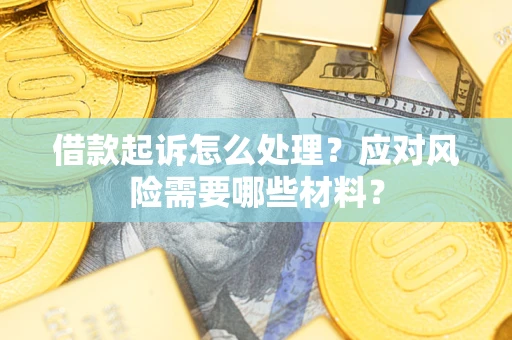 武汉借款起诉怎么处理？应对风险需要哪些材料？