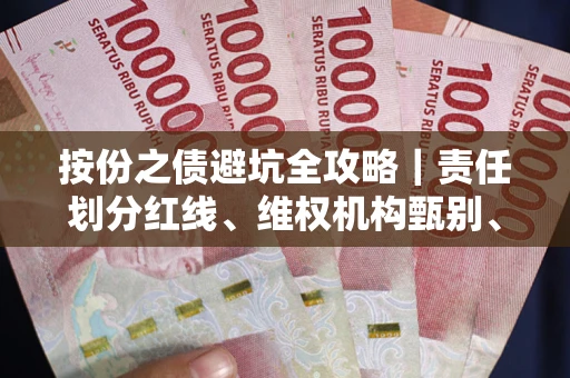 武汉按份之债避坑全攻略｜责任划分红线、维权机构甄别、纠纷处理全流程拆解