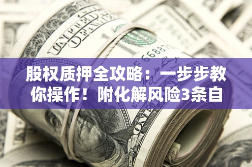 武汉股权质押全攻略：一步步教你操作！附化解风险3条自救法则