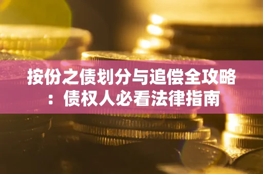 武汉按份之债划分与追偿全攻略：债权人必看法律指南
