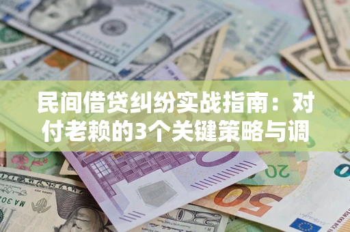 武汉民间借贷纠纷实战指南：对付老赖的3个关键策略与调解盲区解析