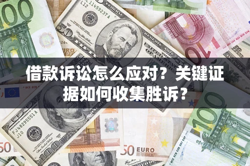 武汉借款诉讼怎么应对？关键证据如何收集胜诉？