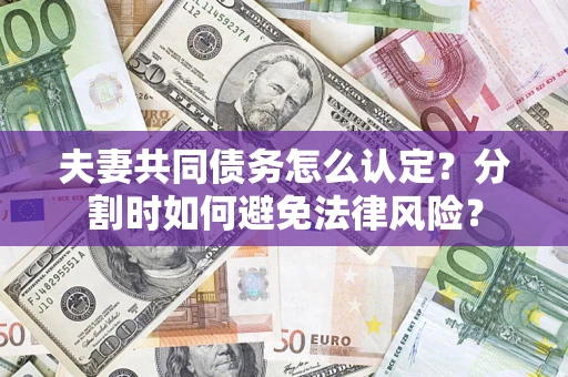 武汉夫妻共同债务怎么认定？分割时如何避免法律风险？